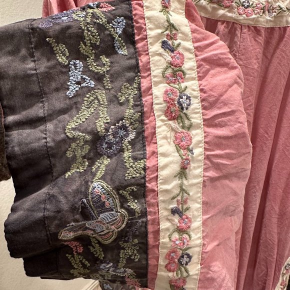 Magnolia Pearl Miggy Oriental Coat/Robe - Faded Beet Color - Picture 5 of 5